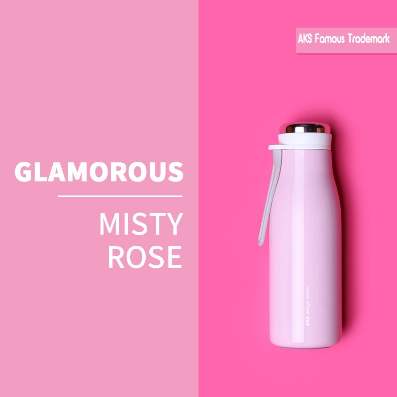 AKS Vacuum Water Bottles Tumbler Insulated Stainless Steel Metal Portable Thermos coffee Flask Thermal School Beker Termokubek