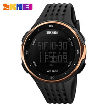 Charger l&#39;image dans la galerie, Women Sport Watches 50m Waterproof LED Digital Military Watches SKMEI Women Outdoor Electronics Wristwatches Relogio Masculino
