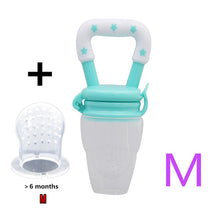 Load image into Gallery viewer, Fresh Food Nibbler Baby Pacifiers Feeder Kids Fruit Feeder Nipples Feeding Safe Baby Supplies Nipple Teat Pacifier Bottles
