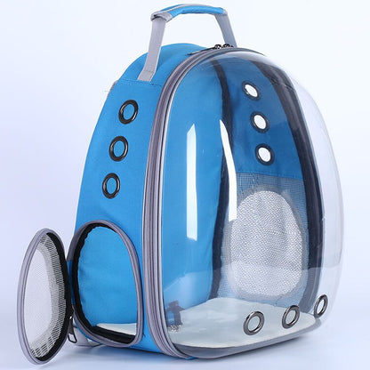 Astronaut Window Bubble Carrying Travel Bag Breathable Space Capsule Transparent Pet Carrier Bag Dog Cat Backpack