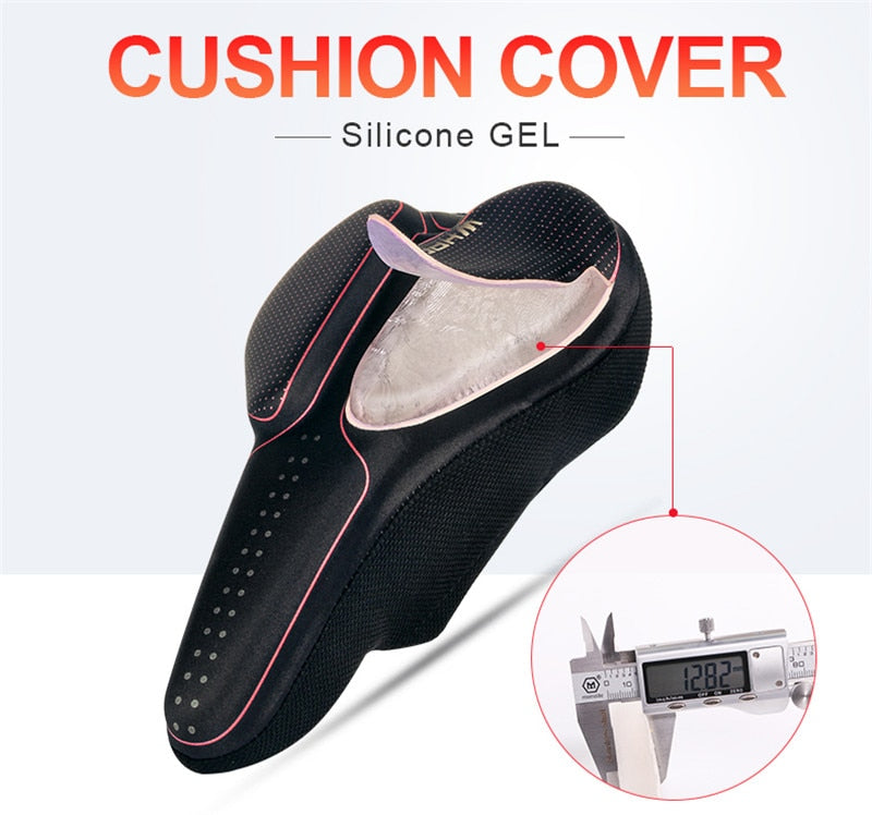 3D GEL Bicycle Saddle Cover Men Women MTB Road Cycle selle velo route coprisella bici asiento bicicleta gel soft bike seat cover