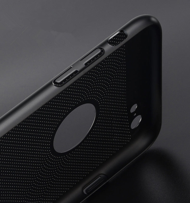 Ultra Slim Phone Case For iPhone 6 6s 7 8 Plus Hollow Heat Dissipation Case Hard PC For iPhone 5 S SE 11 12 Pro XR X XS MAX i12