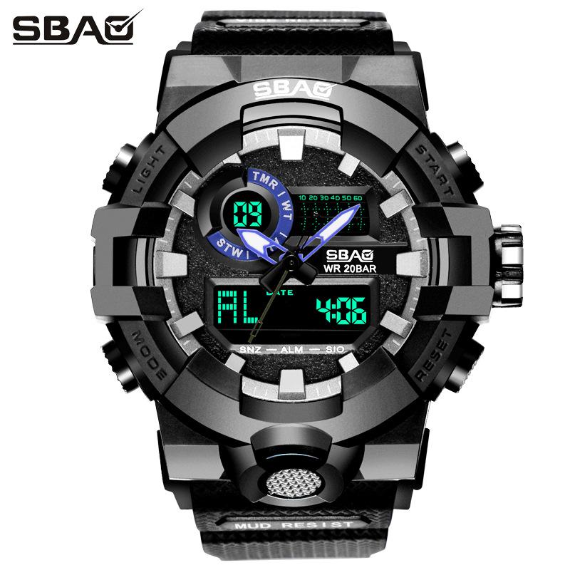 Fashion Brand Led Display Men Woman Sport Lovers' Watch Digital Wristwatch Stop Daily Alarm Calendar Water Resistant Shock
