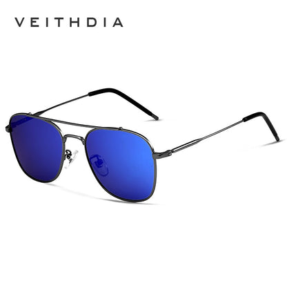 VEITHDIA Polarized Brand Designer Sunglasses Men Women Vintage Sun Glasses Eyewear gafas oculos de sol masculino 3820