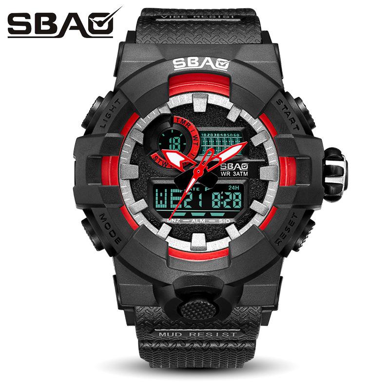 Fashion Brand Led Display Men Woman Sport Lovers' Watch Digital Wristwatch Stop Daily Alarm Calendar Water Resistant Shock