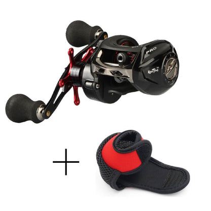 JITAI 14+1BB Baitcasting Fishing Reel 6.4:1 Gear Ratio 8Kg Braking Power High Quality Ultra Light China Fishing Reels Wheels