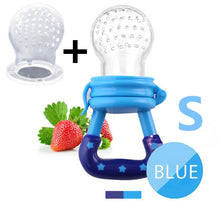 将图片加载到图库查看器，Fresh Food Nibbler Baby Pacifiers Feeder Kids Fruit Feeder Nipples Feeding Safe Baby Supplies Nipple Teat Pacifier Bottles
