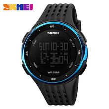 Charger l&#39;image dans la galerie, Women Sport Watches 50m Waterproof LED Digital Military Watches SKMEI Women Outdoor Electronics Wristwatches Relogio Masculino
