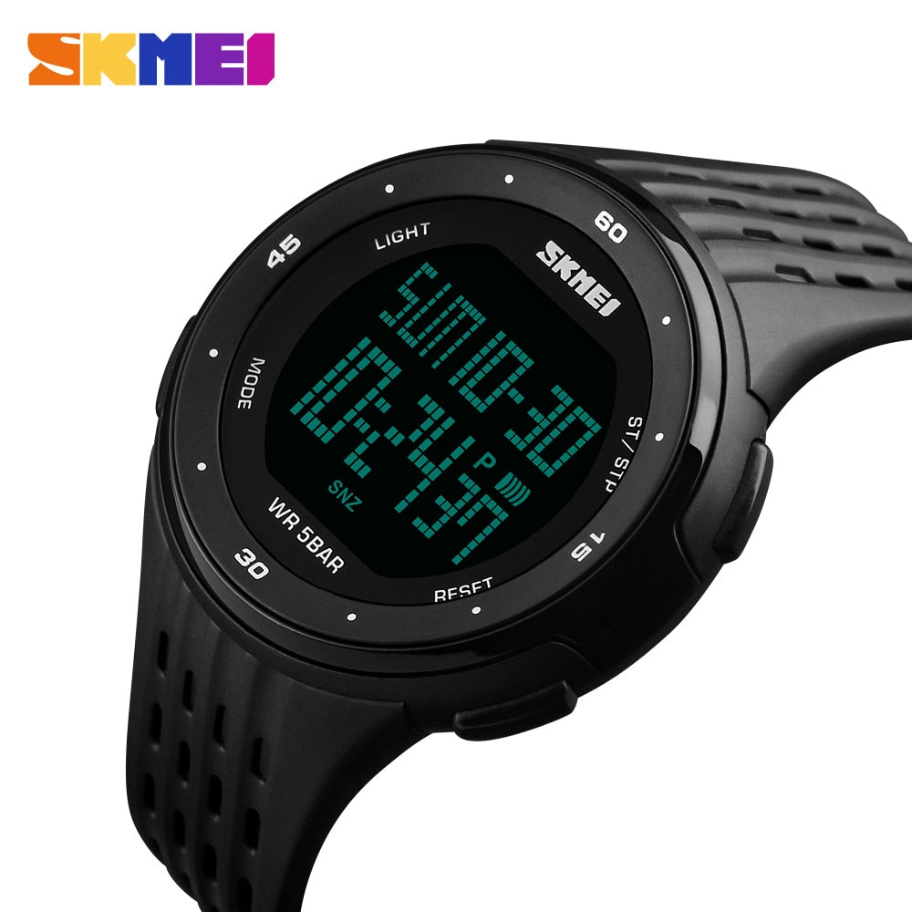 Women Sport Watches 50m Waterproof LED Digital Military Watches SKMEI Women Outdoor Electronics Wristwatches Relogio Masculino