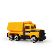 将图片加载到图库查看器，Jenilily Mini Diecast Car Construction Vehicle Engineering Car Excavator Dump Roller Truck Model Toys Lot for Children Adult
