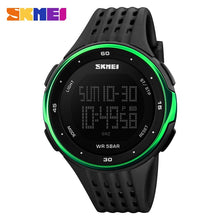 Charger l&#39;image dans la galerie, Women Sport Watches 50m Waterproof LED Digital Military Watches SKMEI Women Outdoor Electronics Wristwatches Relogio Masculino
