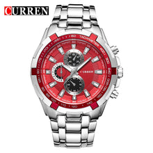 Cargar imagen en el visor de la galería, CURREN Watches Men quartz Top Brand Analog Military male Watches Men Sports army Watch Waterproof Relogio Masculino
