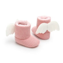 Load image into Gallery viewer, Winter Knitted Baby Warm Shoes Cute Baby Boot Kids Newborn Toddler Super Warm Wings Fly Boots
