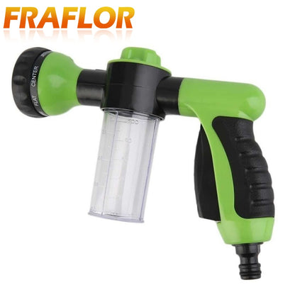 8 Kinds of Spray Pattern Foam Water Gun Car Washer Water Gun Nozzle High Pressure Car Wash Water Gun Home Foam Gun Sprayer