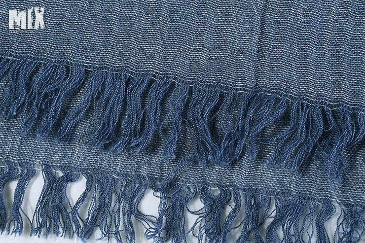 Fashion Classic Retro Scarf Cotton linen lady Men Autumn Multifunctional Soft warm long scarf Multicolor Tassel scarves 72*196cm