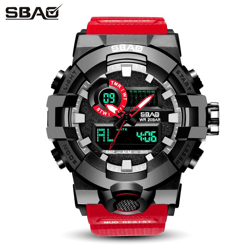 Fashion Brand Led Display Men Woman Sport Lovers' Watch Digital Wristwatch Stop Daily Alarm Calendar Water Resistant Shock