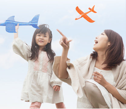 48CM Hand Throw Airplane EPP Foam Launch Fly Glider Planes Model Aircraft Outdoor Fun Toys for Children Party Game Boys Gift