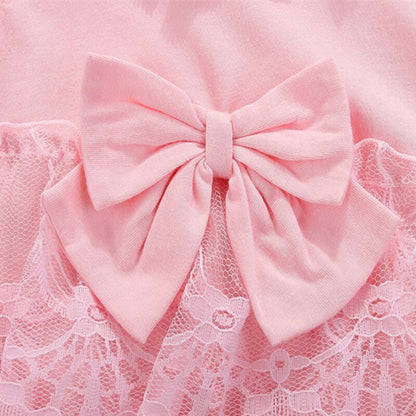 Lawadka Summer Style Lace Cotton Baby Rompers Bowknot Newborn Infant Clothing Toddler Baby Girls Jumpsuits