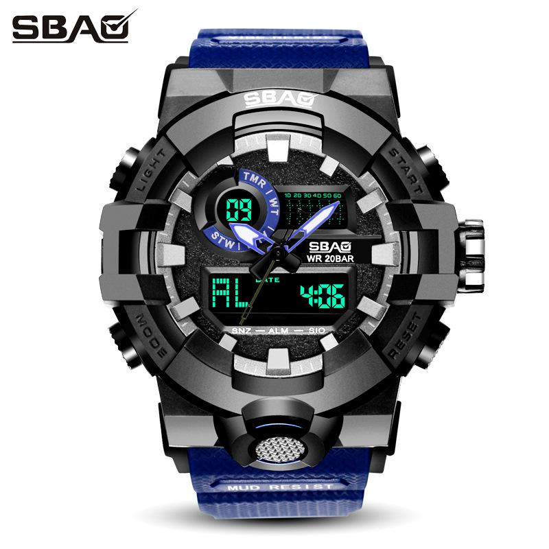 Fashion Brand Led Display Men Woman Sport Lovers' Watch Digital Wristwatch Stop Daily Alarm Calendar Water Resistant Shock