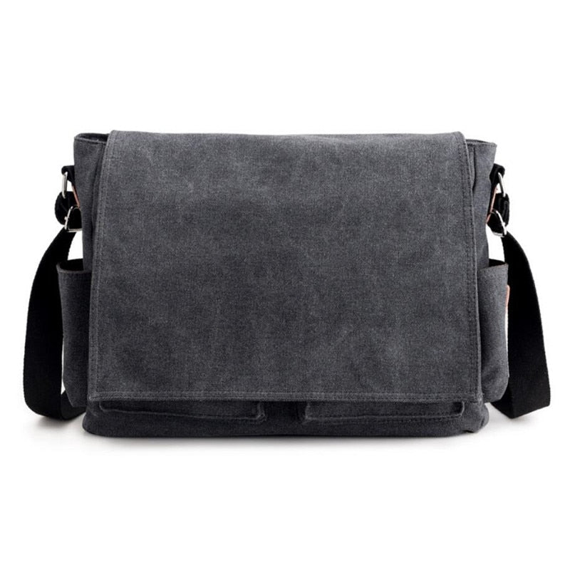 YOOFISH Women's Canvas Bag large capacity single-shoulder computer bag crossbody bag black/gray/coffee Free shipping XZ-075.