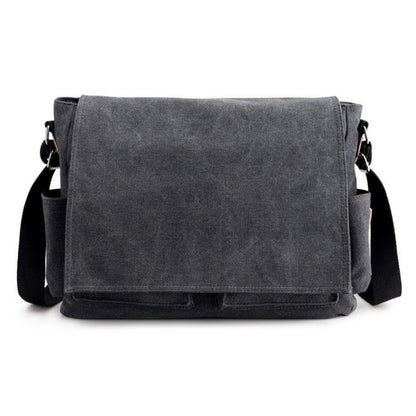 YOOFISH Women's Canvas Bag large capacity single-shoulder computer bag crossbody bag black/gray/coffee Free shipping XZ-075.