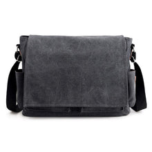 将图片加载到图库查看器，YOOFISH Women&#39;s Canvas Bag large capacity single-shoulder computer bag crossbody bag black/gray/coffee Free shipping XZ-075.
