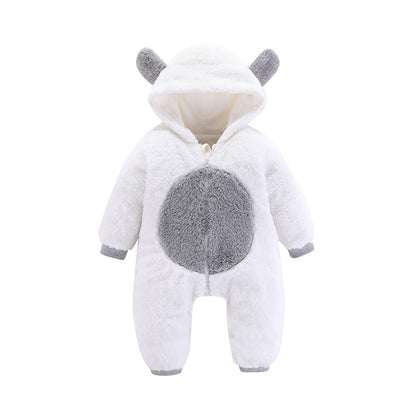 2styles Newborn Baby Winter Hoodie Clothes Polyester Infant Baby Girls Pink Climbing New Spring Outwear Rompers Boy Jumpsuit