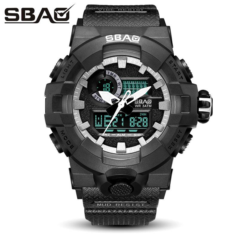 Fashion Brand Led Display Men Woman Sport Lovers' Watch Digital Wristwatch Stop Daily Alarm Calendar Water Resistant Shock