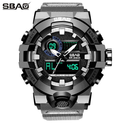 Fashion Brand Led Display Men Woman Sport Lovers' Watch Digital Wristwatch Stop Daily Alarm Calendar Water Resistant Shock
