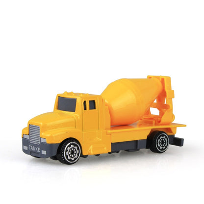 Jenilily Mini Diecast Car Construction Vehicle Engineering Car Excavator Dump Roller Truck Model Toys Lot for Children Adult