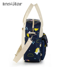 Load image into Gallery viewer, Insular New Style Waterproof Diaper Bag Large Capacity Messenger Travel Bag Multifunctional Maternity Mother Baby Stroller Bags
