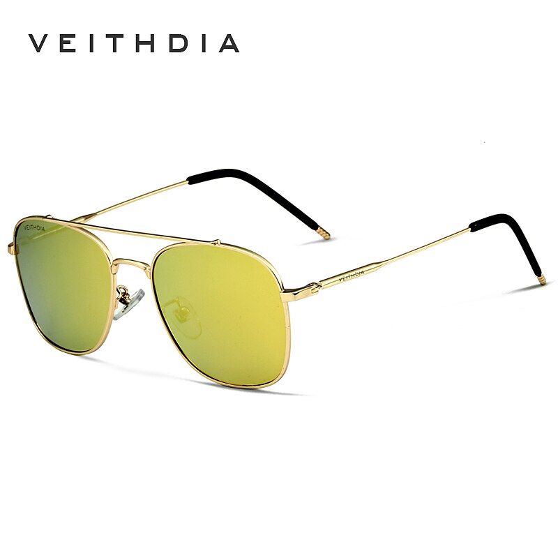 VEITHDIA Polarized Brand Designer Sunglasses Men Women Vintage Sun Glasses Eyewear gafas oculos de sol masculino 3820