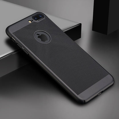 Ultra Slim Phone Case For iPhone 6 6s 7 8 Plus Hollow Heat Dissipation Case Hard PC For iPhone 5 S SE 11 12 Pro XR X XS MAX i12