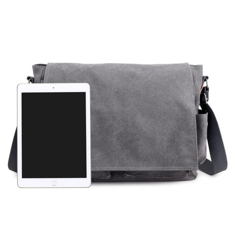 YOOFISH Women's Canvas Bag large capacity single-shoulder computer bag crossbody bag black/gray/coffee Free shipping XZ-075.