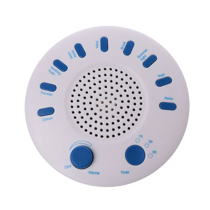 Sleep White Noise Machine Portable Sound Therapy for Baby and Adult Sleeping and Relaxation Device 9 Natural Sounds