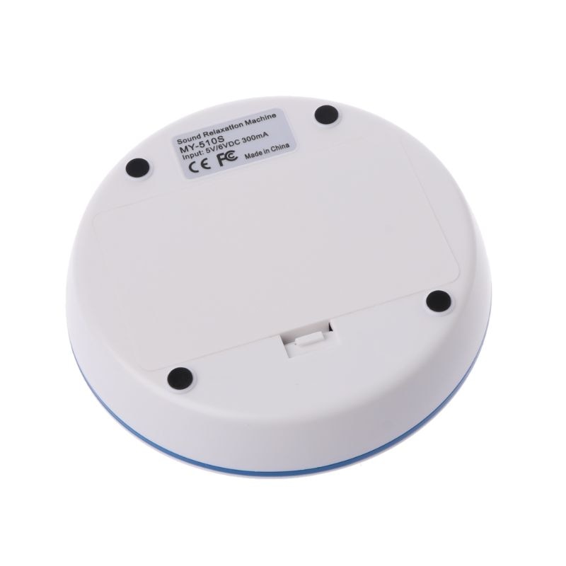 Sleep White Noise Machine Portable Sound Therapy for Baby and Adult Sleeping and Relaxation Device 9 Natural Sounds