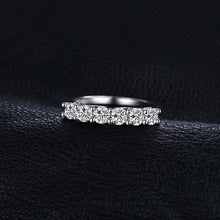 將圖片載入圖庫檢視器 JewelryPalace CZ Wedding Rings 925 Sterling Silver Rings for Women Stackable Anniversary Ring Eternity Band Silver 925 Jewelry
