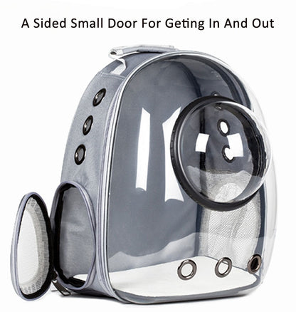 Astronaut Window Bubble Carrying Travel Bag Breathable Space Capsule Transparent Pet Carrier Bag Dog Cat Backpack