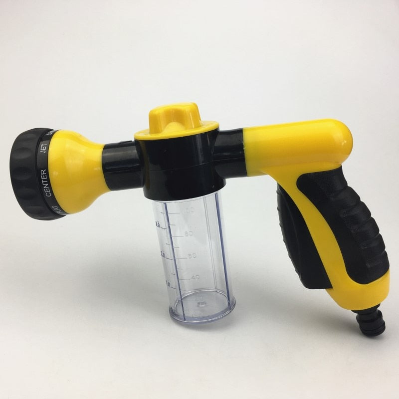 8 Kinds of Spray Pattern Foam Water Gun Car Washer Water Gun Nozzle High Pressure Car Wash Water Gun Home Foam Gun Sprayer