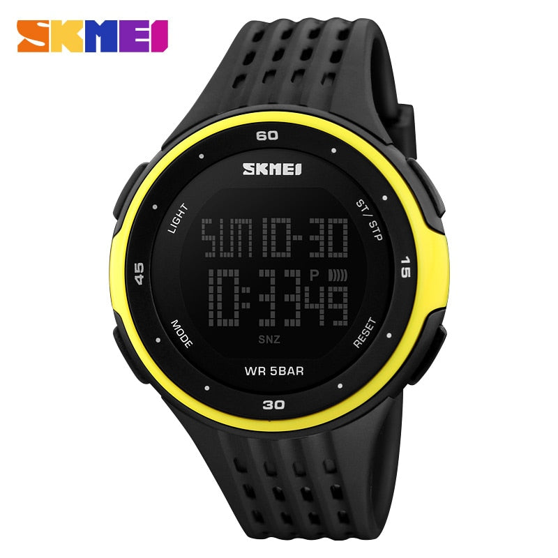 Women Sport Watches 50m Waterproof LED Digital Military Watches SKMEI Women Outdoor Electronics Wristwatches Relogio Masculino