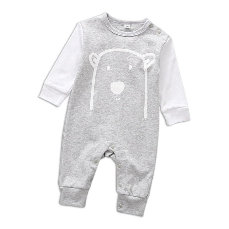 Newborn Baby Romper For Boys Girls Rompers Playsuits Cotton Long Sleeve Animal Baby Clothes Infant Pajamas Underwear