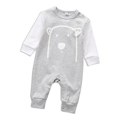 Newborn Baby Romper For Boys Girls Rompers Playsuits Cotton Long Sleeve Animal Baby Clothes Infant Pajamas Underwear