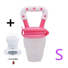 Load image into Gallery viewer, Fresh Food Nibbler Baby Pacifiers Feeder Kids Fruit Feeder Nipples Feeding Safe Baby Supplies Nipple Teat Pacifier Bottles
