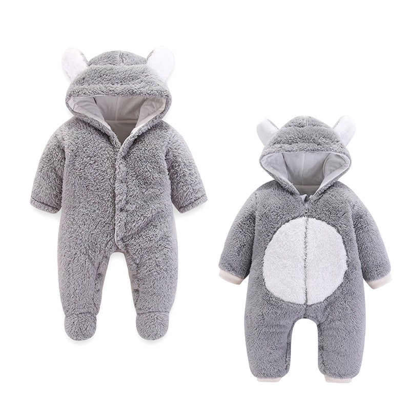 2styles Newborn Baby Winter Hoodie Clothes Polyester Infant Baby Girls Pink Climbing New Spring Outwear Rompers Boy Jumpsuit