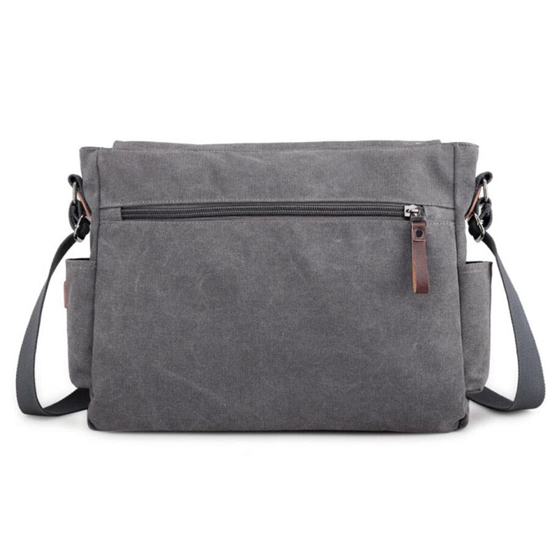 YOOFISH Women's Canvas Bag large capacity single-shoulder computer bag crossbody bag black/gray/coffee Free shipping XZ-075.