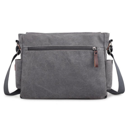 YOOFISH Women's Canvas Bag large capacity single-shoulder computer bag crossbody bag black/gray/coffee Free shipping XZ-075.