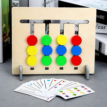 Load image into Gallery viewer, Montessori Toy Colors and Fruits Double Sided Matching Game Logical Reasoning Training Kids Educational Toys Children Wooden Toy
