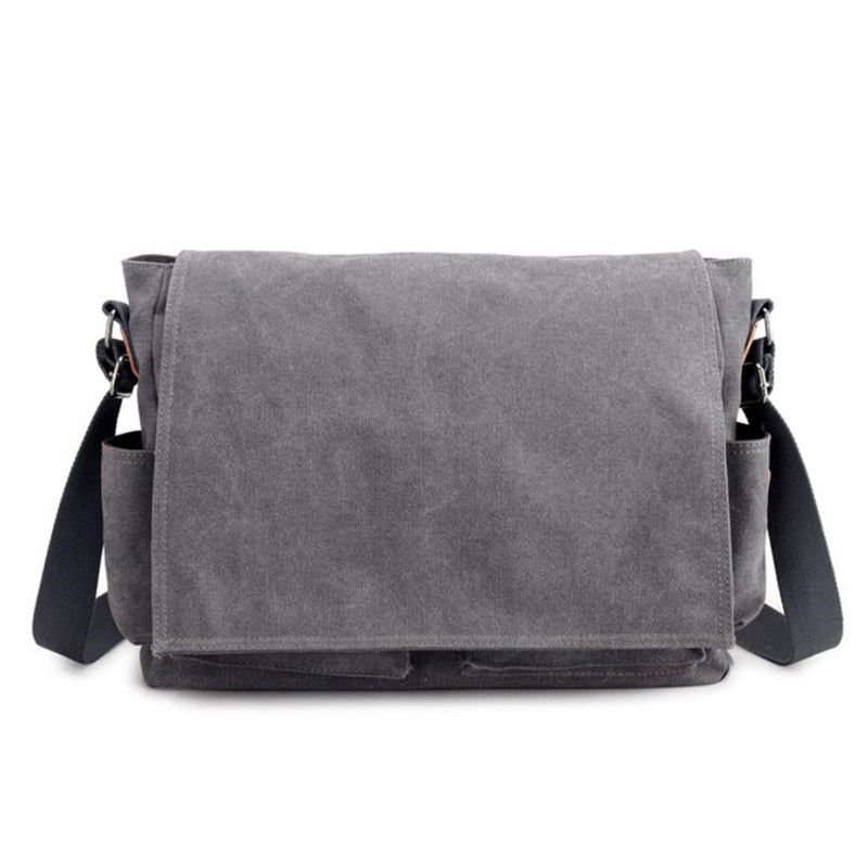 YOOFISH Women's Canvas Bag large capacity single-shoulder computer bag crossbody bag black/gray/coffee Free shipping XZ-075.