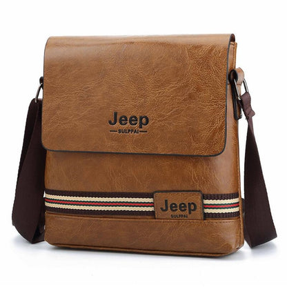 Men's Messenger Bag Men Pu Leather Shoulder Bags Business Crossbody Casual Bag Vintage Handbag Free Shipping
