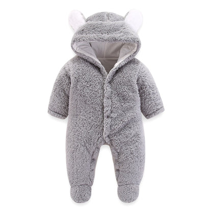 2styles Newborn Baby Winter Hoodie Clothes Polyester Infant Baby Girls Pink Climbing New Spring Outwear Rompers Boy Jumpsuit